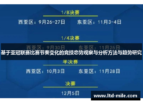 基于亚冠联赛比赛节奏变化的竞技态势观察与分析方法与趋势研究