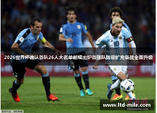 2026世界杯确认各队26人大名单新规出炉各强队阵容扩充备战全面升级
